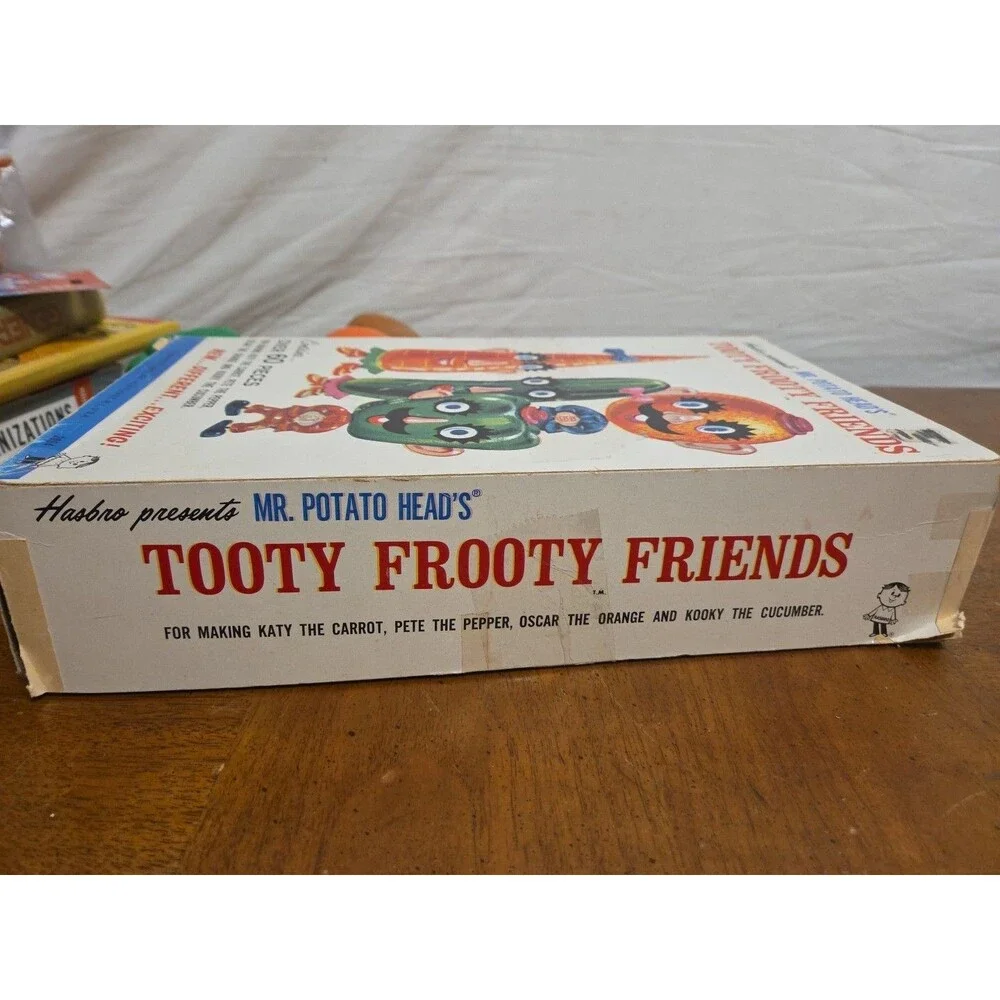1960s Hasbro Mr Potato Heads Tooty Frooty Friends 50 Pieces in Original Box